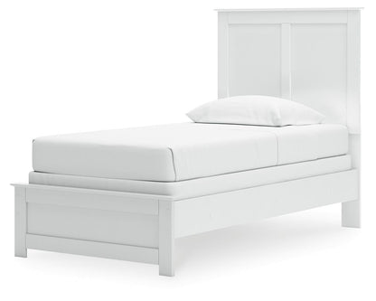 Bostwick Shoals Twin Panel Bed, Dresser and Mirror