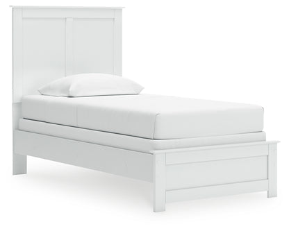 Bostwick Shoals Twin Panel Bed, Dresser, Mirror and Chest