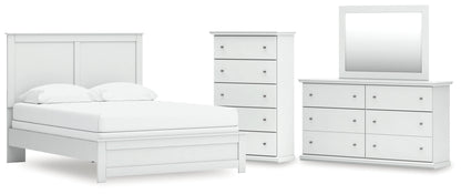 Bostwick Shoals Queen Panel Bed, Dresser, Mirror and Chest