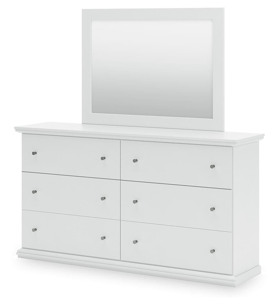 Bostwick Shoals King Panel Bed, Dresser, Mirror and Chest