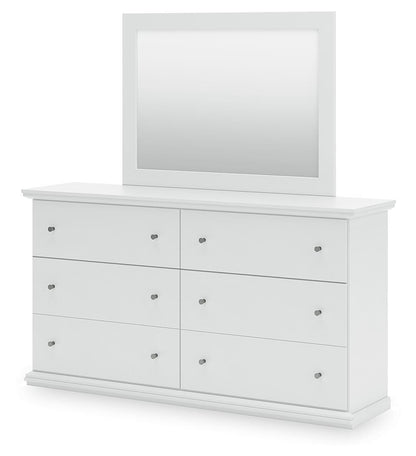 Bostwick Shoals King Panel Bed, Dresser, Mirror and Chest
