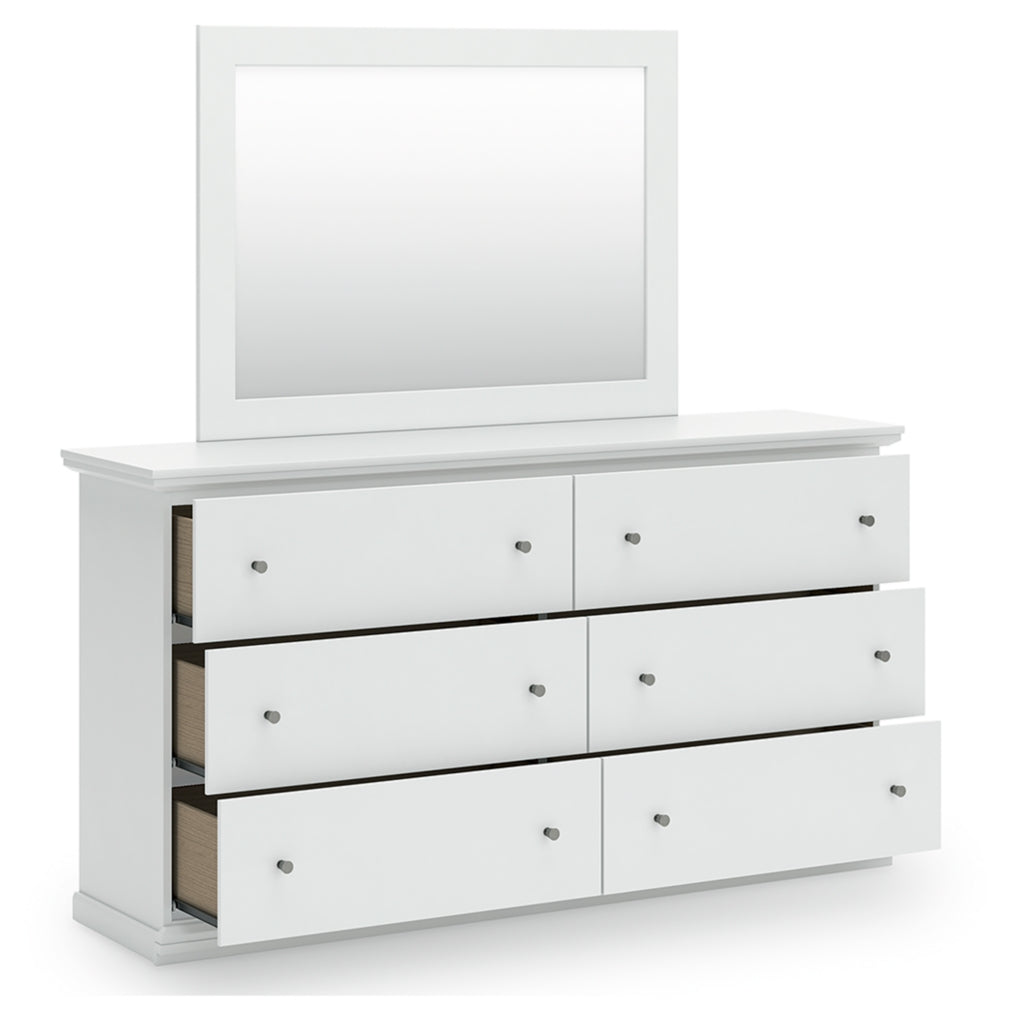 Bostwick Shoals Queen Panel Bed, Dresser and Mirror