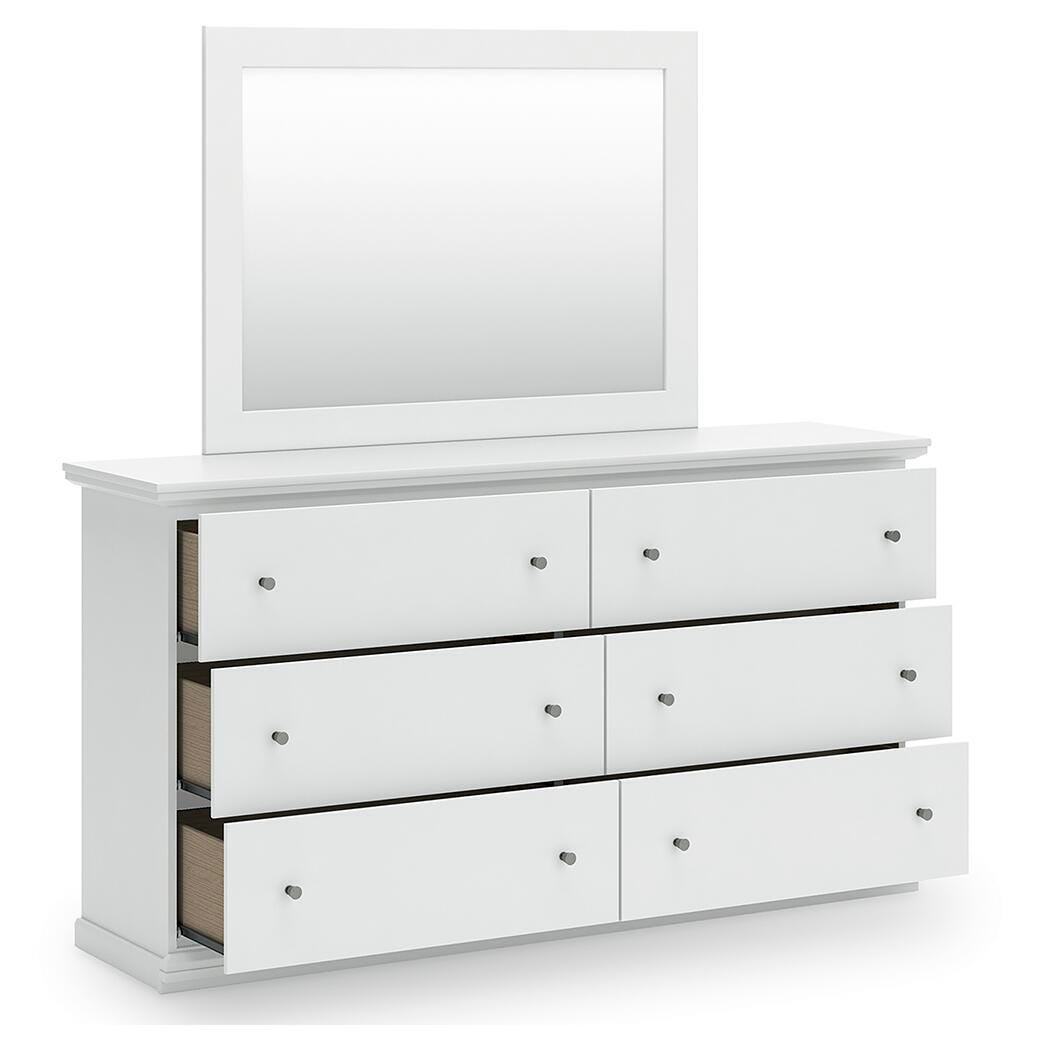 Bostwick Shoals Full Panel Bed, Dresser and Mirror