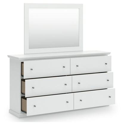 Bostwick Shoals Twin Panel Bed, Dresser, Mirror and Nightstand