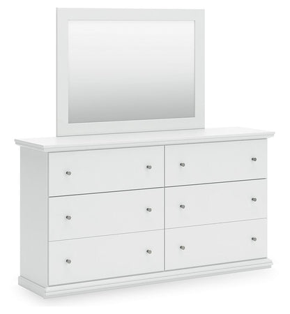 Bostwick Shoals Twin Panel Bed, Dresser and Mirror