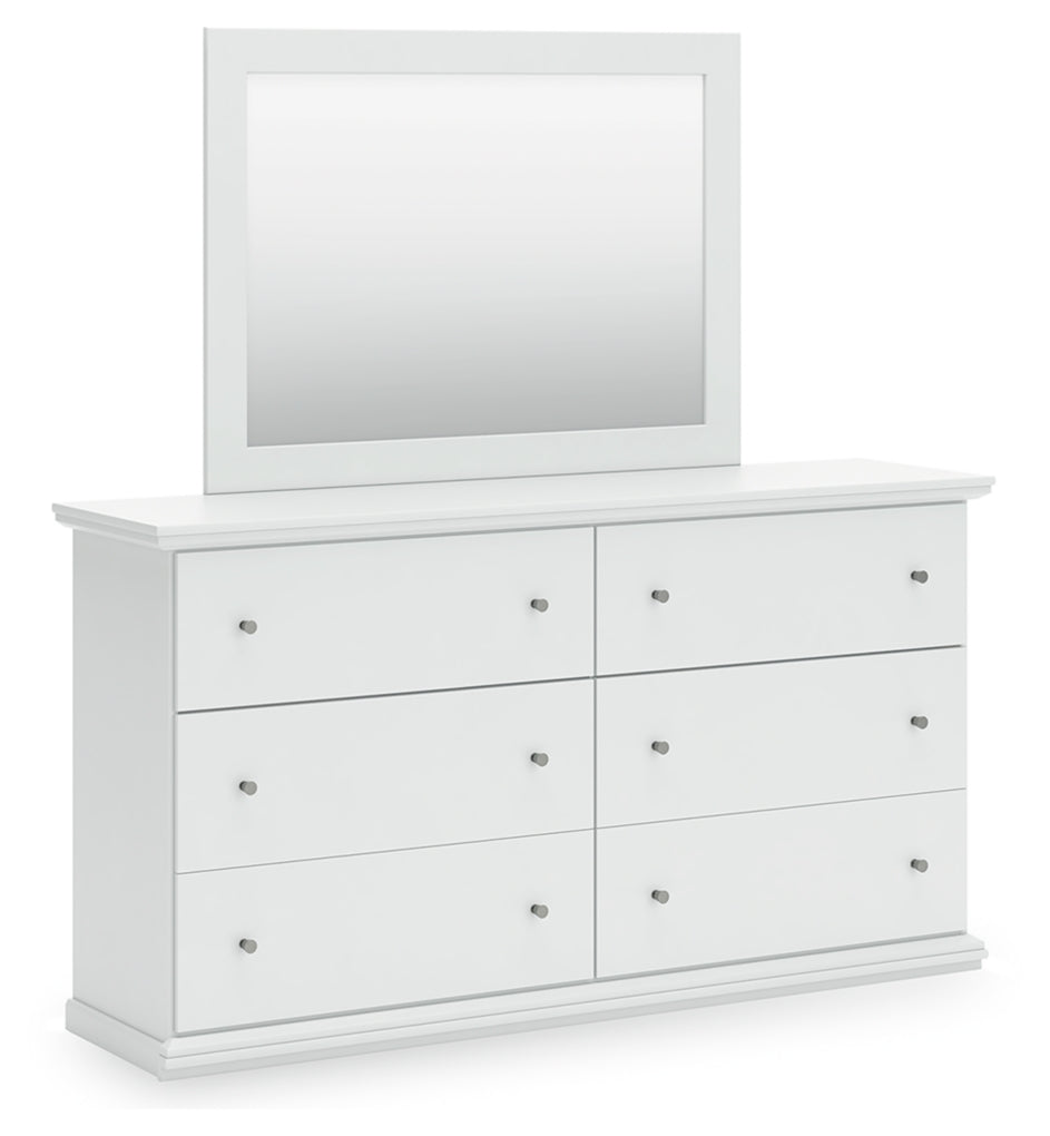 Bostwick Shoals Twin Panel Bed, Dresser, Mirror and Nightstand