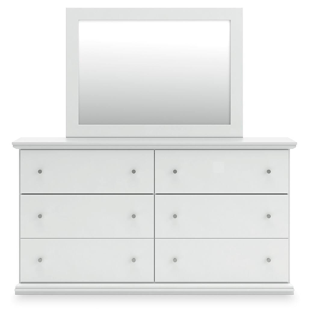Bostwick Shoals King Panel Bed, Dresser and Mirror