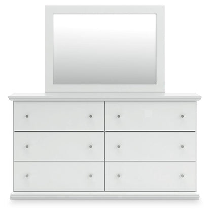 Bostwick Shoals Twin Panel Bed, Dresser and Mirror