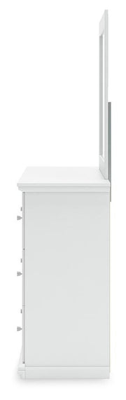 Bostwick Shoals Queen Panel Bed, Dresser, Mirror and Nightstand