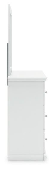 Bostwick Shoals Twin Panel Bed, Dresser, Mirror and Nightstand