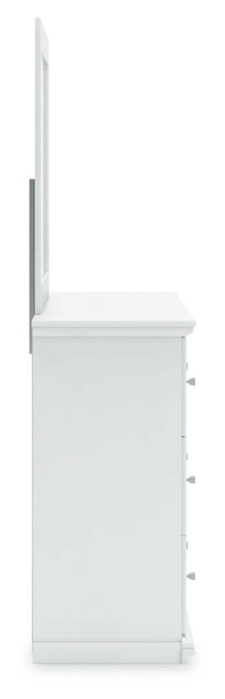 Bostwick Shoals Twin Panel Bed, Dresser, Mirror and Nightstand