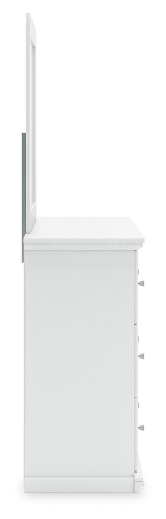 Bostwick Shoals Twin Panel Bed, Dresser and Mirror