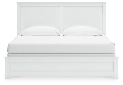 Bostwick Shoals King Panel Bed, Dresser and Mirror