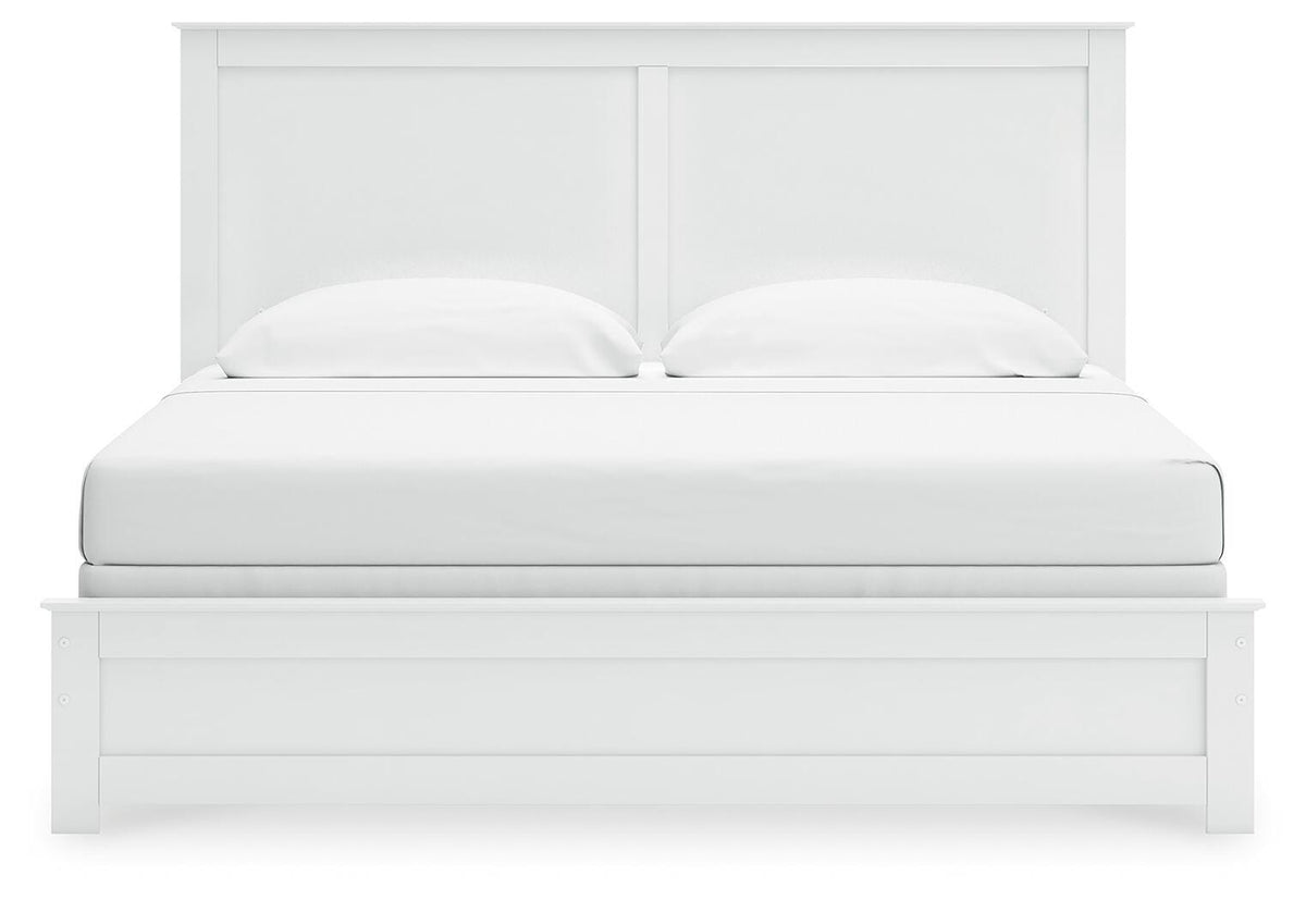 Bostwick Shoals King Panel Bed, Dresser and Mirror