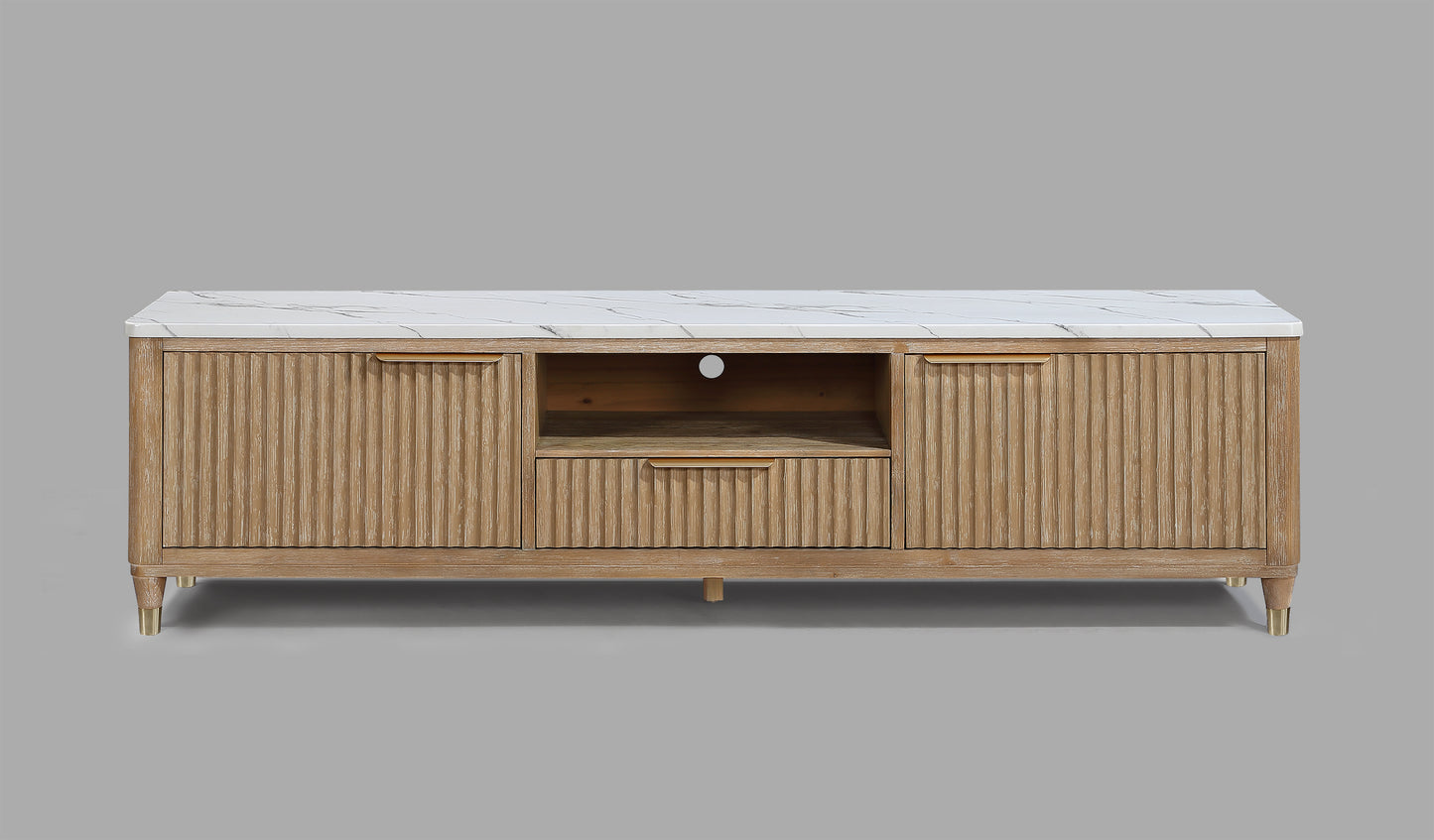 Kara Tv Stand-Cerused Natural