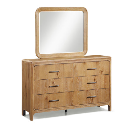 Westcott Dresser Mirror-Cerused Natural