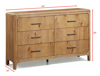 Westcott Dresser-Cerused Natural