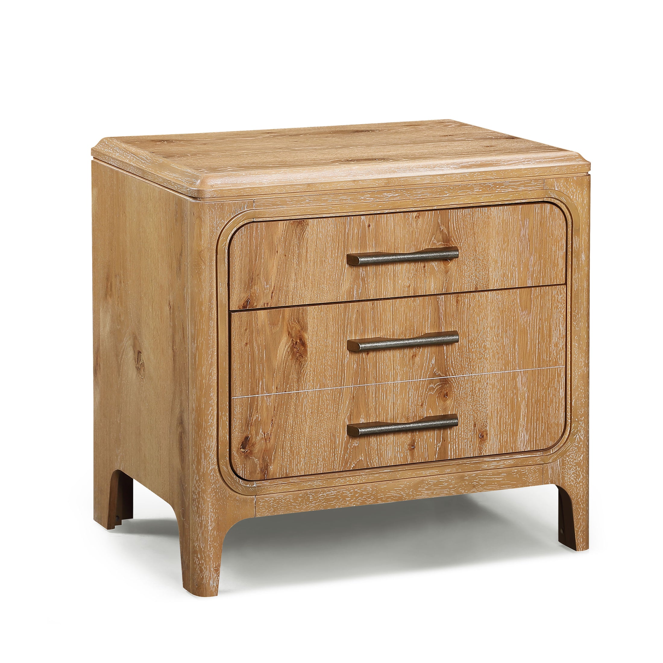 Westcott Night Stand-Cerused Natural
