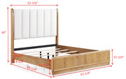 Westcott Bed Cerused Natural