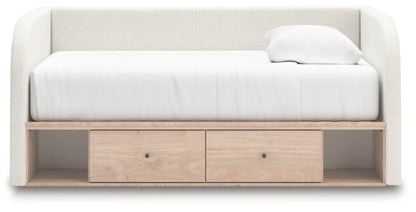 Shapella Twin Upholstered Day Bed with Storage