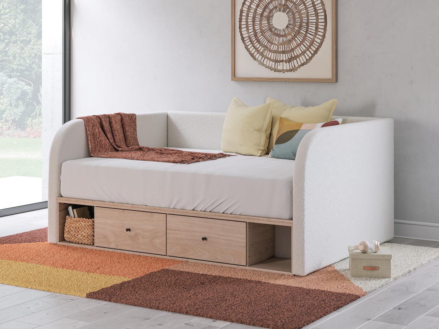 Arloster Full Day Bed with Storage
