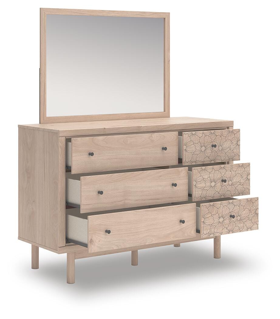 Shapella Dresser and Mirror