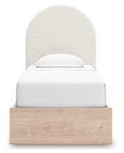 Shapella Twin Upholstered Panel Bed with Storage