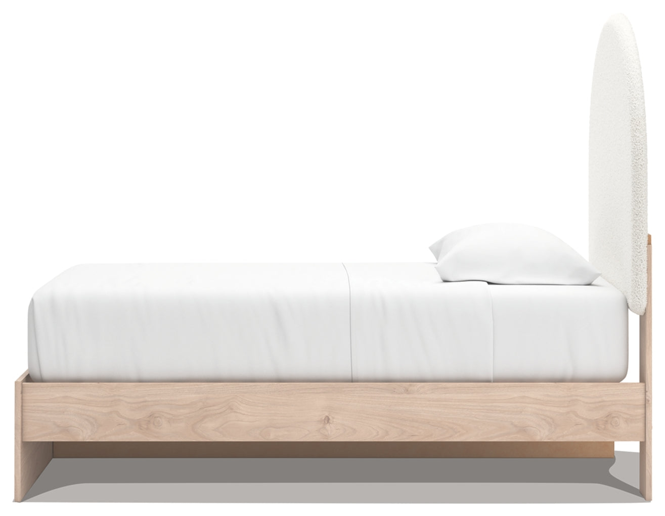 Shapella Twin Upholstered Panel Bed with Storage