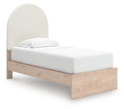 Shapella Twin Upholstered Panel Bed