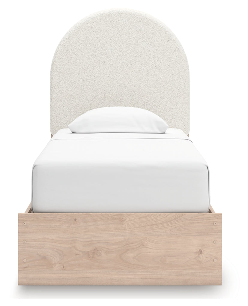 Shapella Twin Upholstered Panel Bed