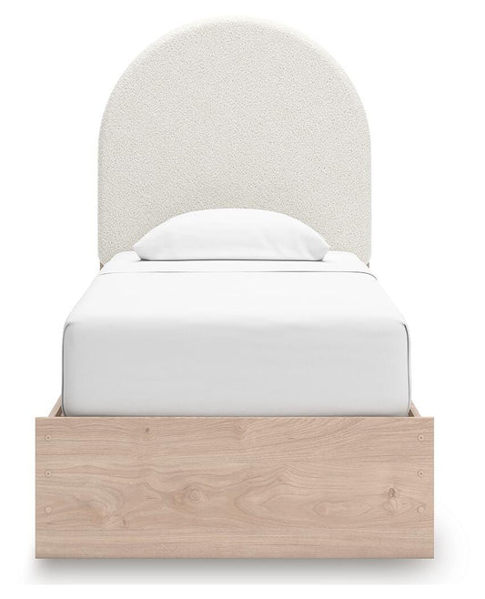 Shapella Twin Upholstered Panel Bed