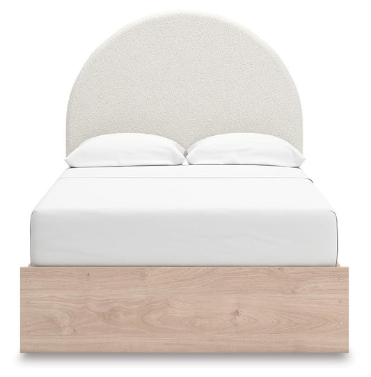 Shapella Full Upholstered Panel Bed with Storage