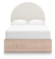 Shapella Full Upholstered Panel Bed with Storage