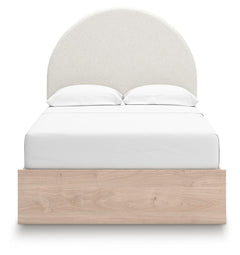 Shapella Full Upholstered Panel Bed with Storage