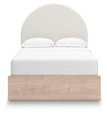 Shapella Full Upholstered Panel Bed with Storage