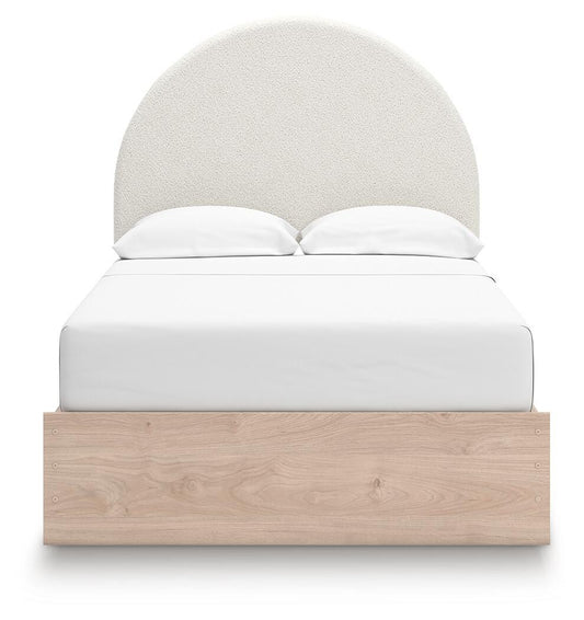 Shapella Full Upholstered Panel Bed with Storage