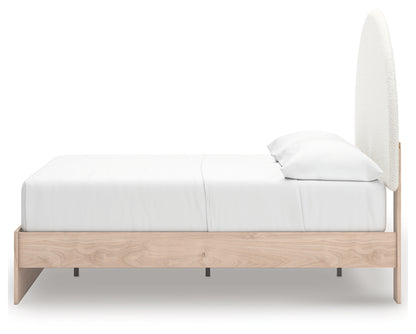 Shapella Full Upholstered Panel Bed