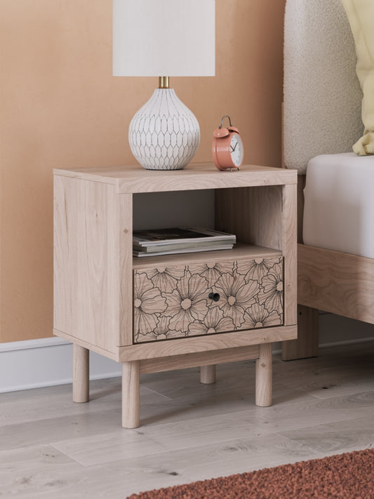 Shapella One Drawer Night Stand