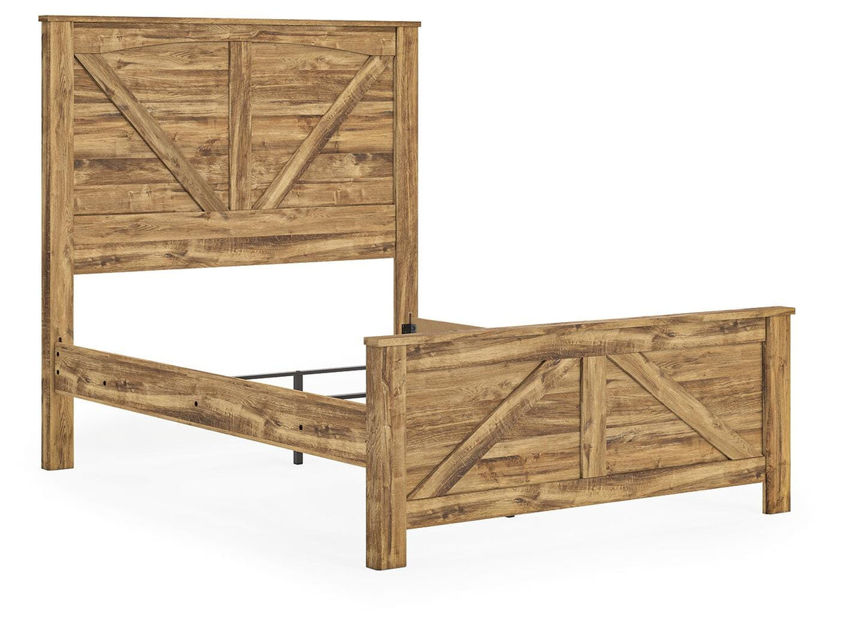 Branstony Queen Crossbuck Panel Bed