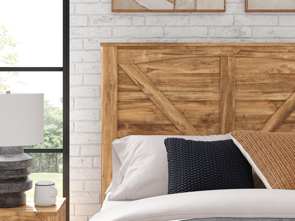 Branstony Queen Crossbuck Panel Bed