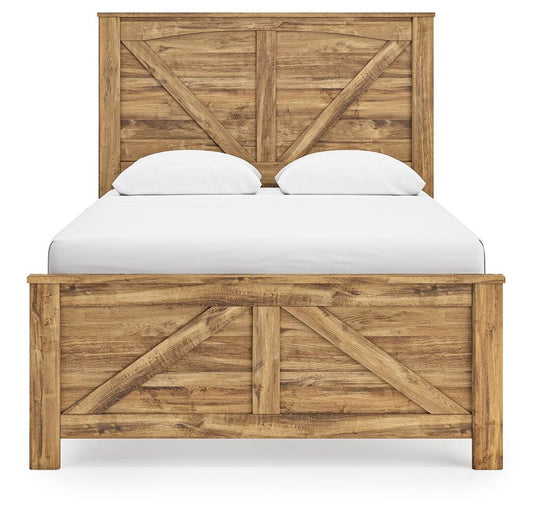Branstony Queen Crossbuck Panel Bed