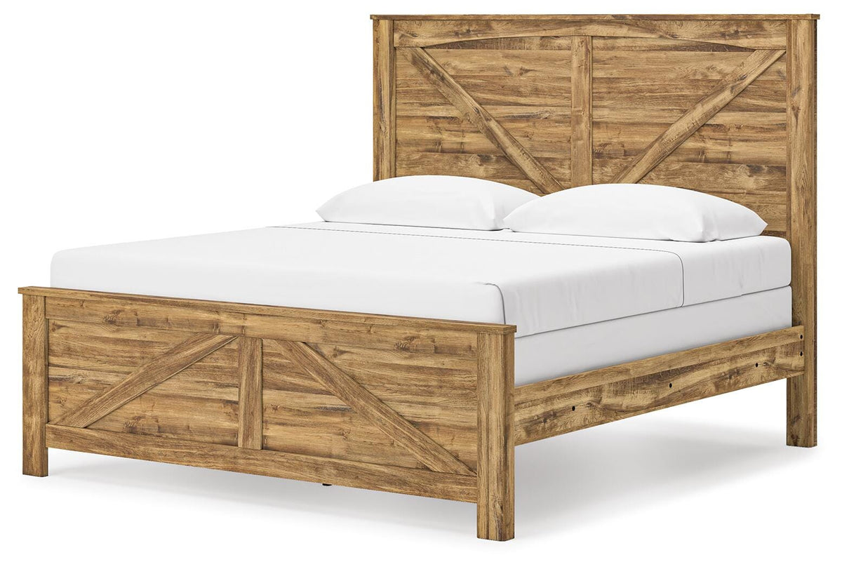Branstony King Crossbuck Panel Bed