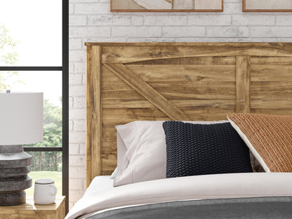 Branstony King Crossbuck Panel Bed