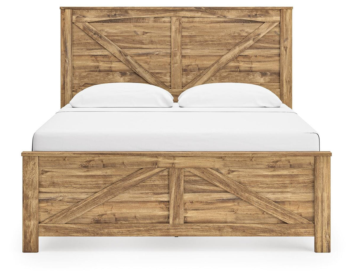 Branstony King Crossbuck Panel Bed