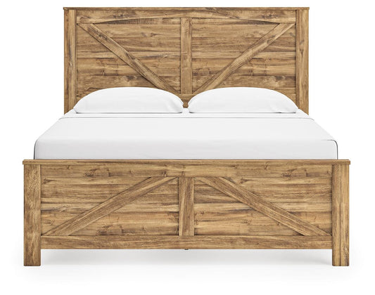 Branstony King Crossbuck Panel Bed