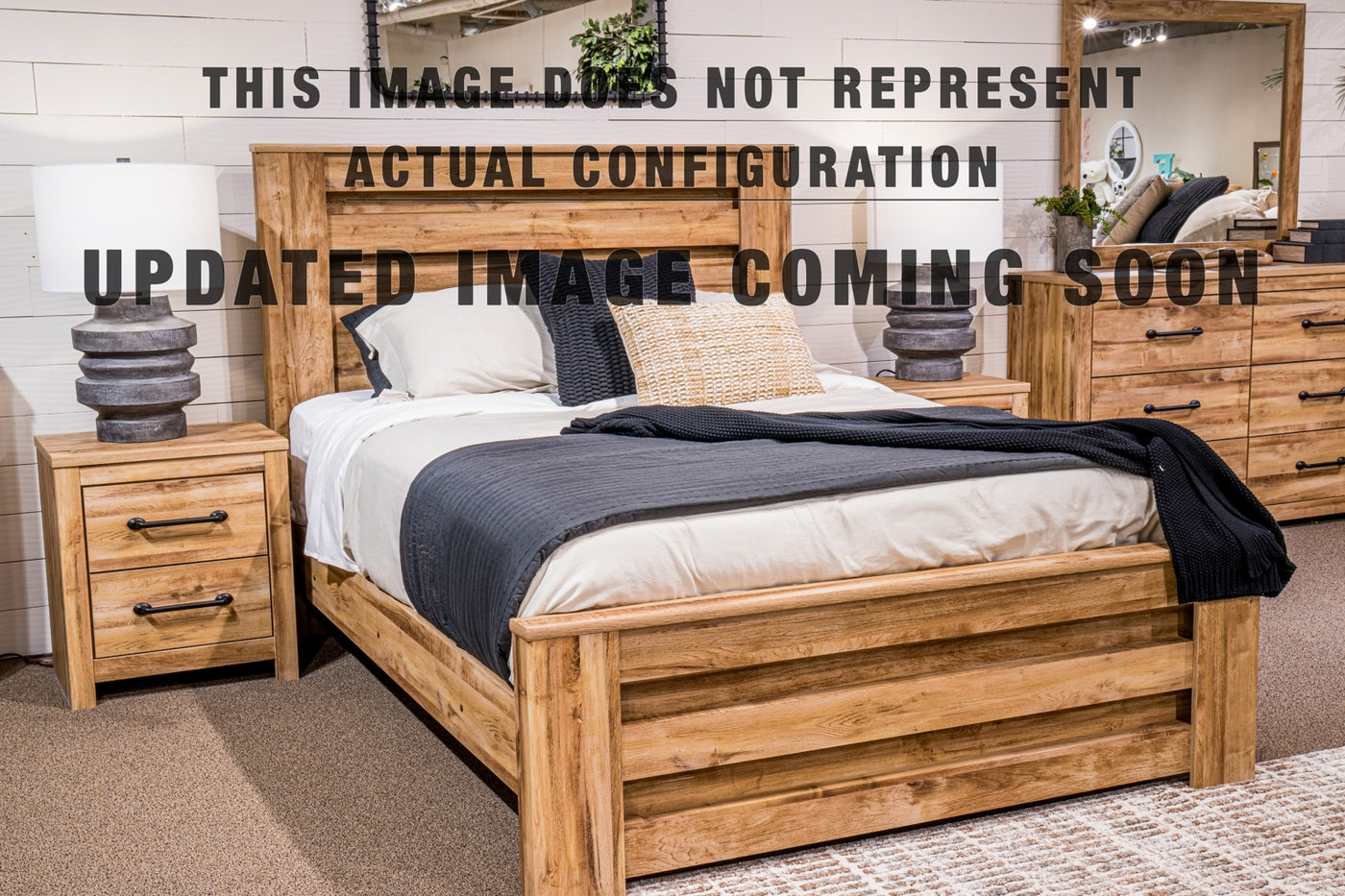 Branstony King Crossbuck Panel Bed