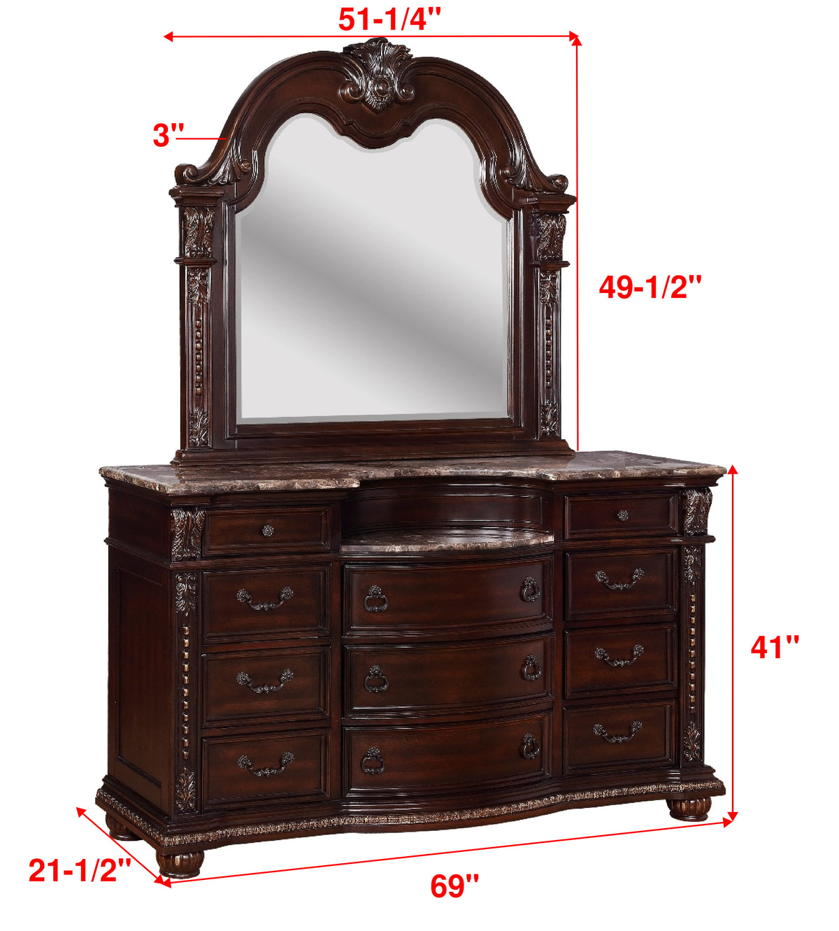 Stanley Dresser Mirror
