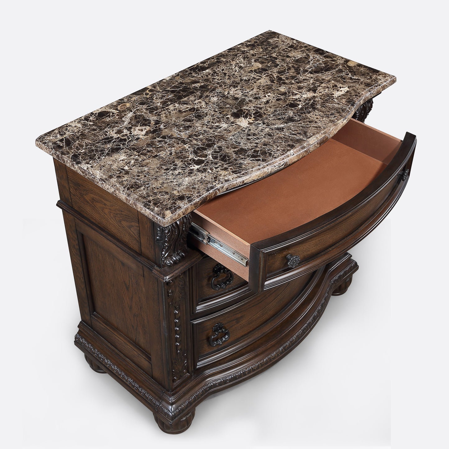 Stanley Night Stand -Coffee Brown