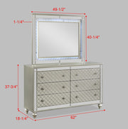 Cristian Dresser Mirror Champagne
