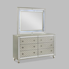 Cristian Dresser Mirror Champagne